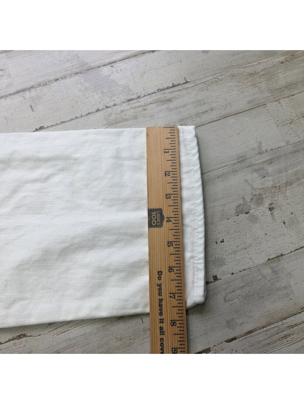 Vintage Levi's 501 Jeans 30x32 (*Fits 28x30) White Denim Button-Fly Classic - Picture 9 of 9